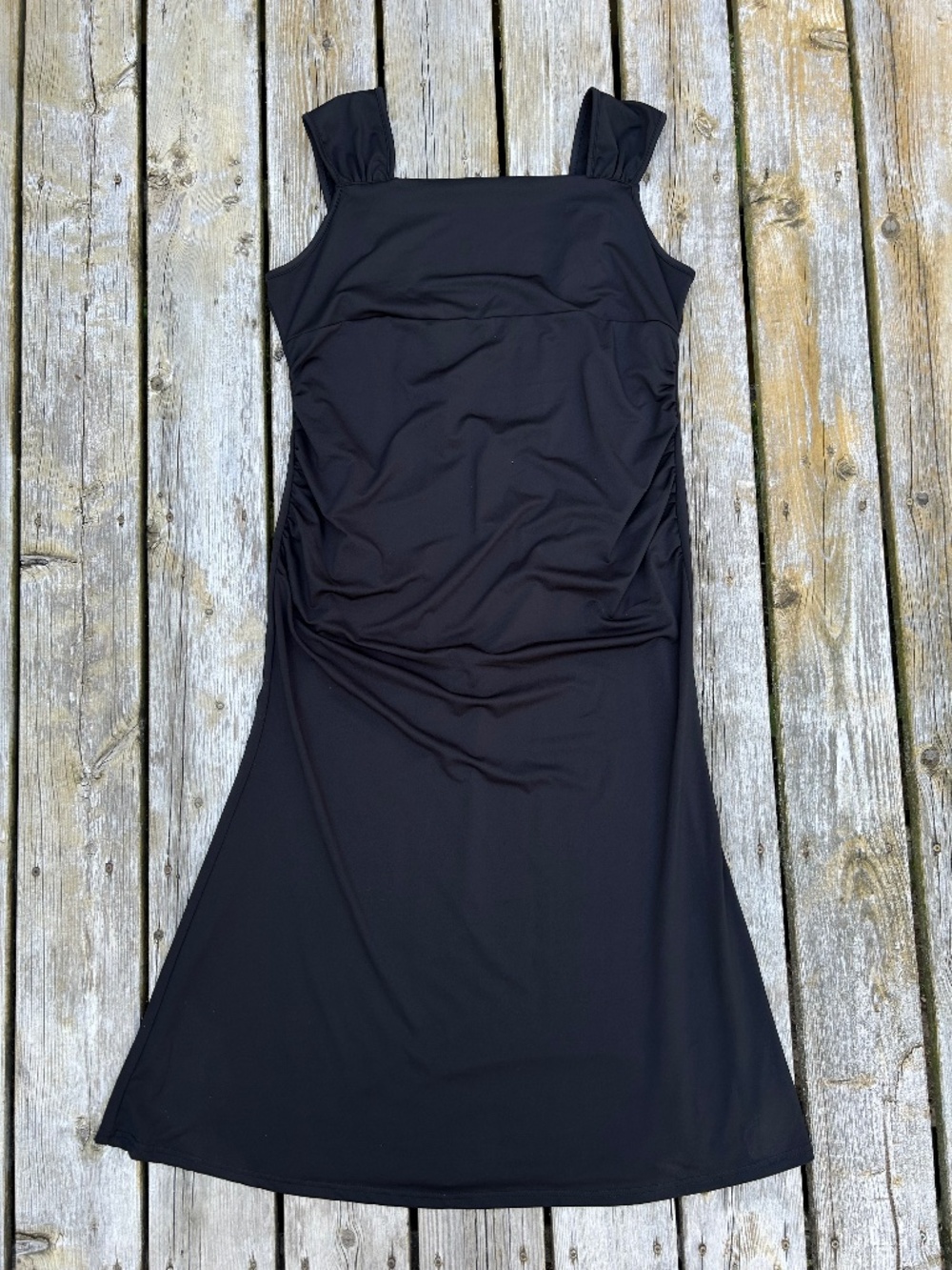 SHEIN Curve ⎸ Black Maxi Dree